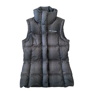Columbia Women’s Plaid Puffer Vest Omni-Shield XS